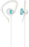 Skullcandy Chops Hanger Earbuds (White and Turquoise)