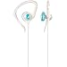 Skullcandy Chops Hanger Earbuds (White and Turquoise)