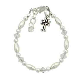 ~ Chloe Emma Crystal Christening Bracelet