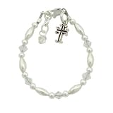 ~ Chloe Emma Crystal Christening Bracelet