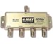 201-244 Steren 4-Way 2 Ghz Satellite Splitter