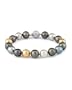 11-12mm Tahitian & Golden South Sea Pearl Bracelet