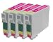 Epson Compatible T0713. 4 X T0713 High Yield (19ml) Compatib