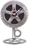 Recycled Bicycle Parts Desk Pendulum Clock