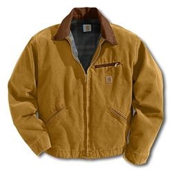 Buy Big Carhartt® Blanket Lined Sandstone Detroit Jacket by CARHARTT