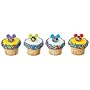 Disney Mickey and Minnie Cupcake Topper Rings - 12ct