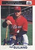 Matt Guiliano, Scranton WB Red Barons - Phillies Affiliate Autographed Card
