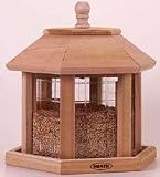 Bird Feeder, Heath Large Redwood Gazebo Feeder 20# Capacity