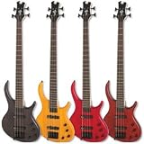 Epiphone Toby Deluxe IV 4 String Bass Guitar Translucent Red