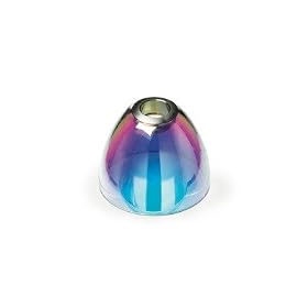 Tech Lighting 700DCHZ Dichroic Glass Shield, Dichroic Glass Shield Antique Bronze