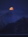 Moonrise over Mountains, Bylot Island, Nunavut, Canada Photographic Poster Print by Paul Nicklen, 12x16