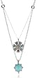 Lucky Brand Indian Double Drop Necklace, 20"
