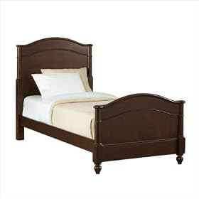 Young America by Stanley Harmony Bedroom Series 4 Seasons Harmony Espresso Antiquity Low Post Panel Bed with Optional Accessories