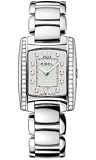 Ebel Brasilia Womens Silver Diamond Dial Diamond Bezel Stainless
Steel Watch 9976M28/6810500 / 1215606