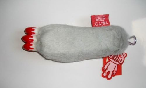 7" Gray Color Gloomy Bear Plush Paw with Key Ring