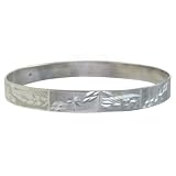 Bracelets Bangle Sterling Silver Jewelry 2.3 inches