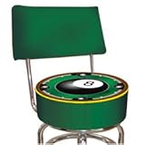 New Trademark Rack'em 8-Ball Padded Bar Stool with Back 7.5 Inch High Long Lasting Logo High Quality New Trademark Rack'em 8-Ball Padded Bar Stool with Back 7.5 Inch High Long Lasting Logo High Quality