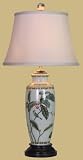 Classic Traditional Formal Quality Lighting - 27" Porcelain Vase Oriental Style Fine Table Lamp