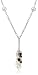 Sterling Silver "Y" Necklace w/ Smoky Quartz, Clear Quartz & 4-10mm White Freshwater Cultured Pearls