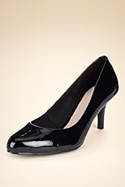 Wide Fit Stiletto Mid Heel Court Shoes
