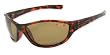 SOS Polar Max Shiny Dark Tortoise Kauai Sunglasses w/Tac Polarized Brown 1mm Lens