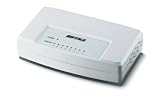 BUFFALO 10/100M対応 スイッチングHub ホワイト LSW3-TX-8EP/WH