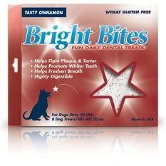 Bright Bites Daily Dental Tasty Cinnamon Flavor Small Dog Treats