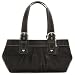 Women's Soho Black Leather Tote: Black Tote