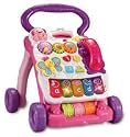 First Steps Plus Baby Walker Pink