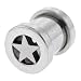 0 Gauge SCREW FIT Star Tunnel