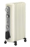 DeLonghi オイルラジエーターヒーター クリーム R910912TFG