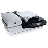 HP ScanJet N6350 Networked Document Flatbed Scanner - Scanner à plat - 220 x 356 mm - 2400 ppp x 2400 ppp - Chargeur automatique de documents ( 50 feuilles ) - Hi-Speed USB / 10Base-T