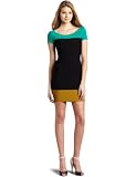 BCBGMAXAZRIA Women's Jacquetta Colorblocked Full Needle Dress