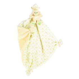 Baby Security Blanket and Plush Rattle-YELLOW