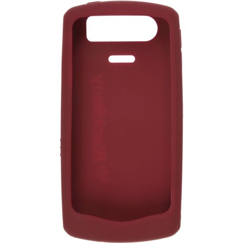 BlackBerry Rubberized Skin Case for BlackBerry 8100, 8110, 8120, 8130 Pearl (Dark Red) [Bulk Packaging]