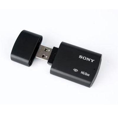 Sony MRW66E H1 181 External USB Plug and Play Memory Stick Duo Reader Writer (Black)