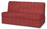 Quasar Red Armless TB Couch