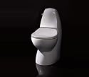 LineaAqua Gypsy One Piece Siphonic Toilet 29 x 15 x 32 Luxury White Porcelain Toilet with S Trap