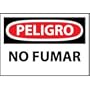 Spanish Vinyl Sign - Peligro No Fumar