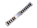 Timex IronMan Triathlon Adjustable 16mm Black & SS Metal Watch Band