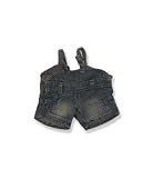 9036 Dungarees Denim Overalls Outfit fits 8-10 Stuffed Animals like Webkinz, Shining Star and 8 - 10 Stuffed Animals