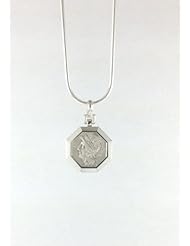 Athena Pendant - Sterling Silver - Roman Coin (with Snake Chain)