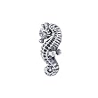 FROLIC Sterling Silver Seahorse Slider Charm