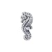 FROLIC Sterling Silver Seahorse Slider Charm