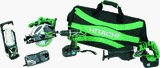 Hitachi KC18DVF 18-Volt Ni-Cad Cordless 4-Tool Combo kit