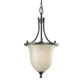 Royce Lighting RC2247/1-46 Valhalla Pendant with Cream Snow Glass, Heirloom Bronze, 1-Light thumbnail