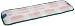 Rubbermaid FGQ41000 Hygen Microfiber Single-Sided Room Damp Mop, 18.5" Length x 5.5" Width x 0.5" Height, Green