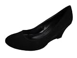 Andres Machado Womens BLACK Suede Wedge Pumps Big Size Shoes 31MrgjCLffL. SL160 Andres Machado Womens BLACK Suede Wedge Pumps Big Size Shoes