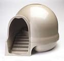 Booda Dome Clean Step Litter Box Titanium