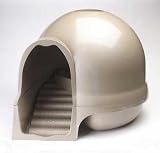 Booda Dome Clean Step Litter Box Titanium